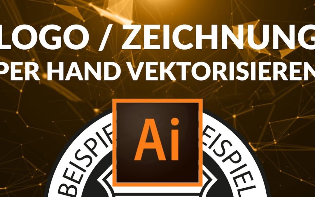 Logo/Zeichnung in Adobe Illustrator vektorisieren (Tutorial)